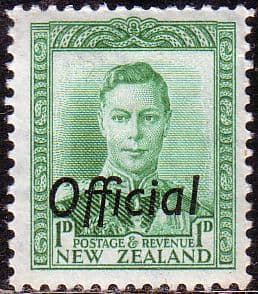New Zealand 1938 King George VI Official SG O137 Fine Mint