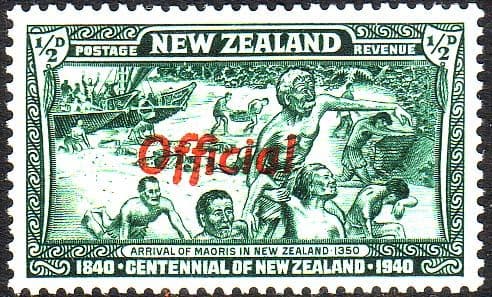 New Zealand 1940 Centennial Official SG O141 Fine Mint
