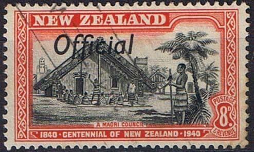 New Zealand 1940 Centennial Official SG O149 Fine Used