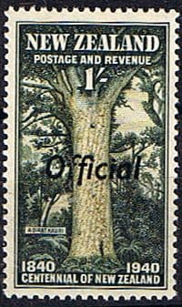 New Zealand 1940 Centennial Official SG O151 Fine Mint