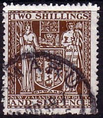 New Zealand 1940 King George V Postal Fiscal SG F 193 Fine Used