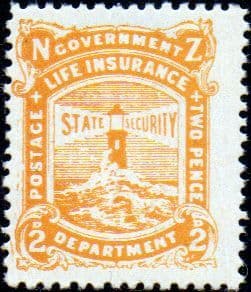New Zealand 1944 Lighthouse SG L37 Fine Mint