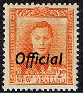 New Zealand 1947 George VI Head SG O152 Fine Mint