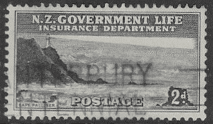 New Zealand 1947 Lighthouses SG L44 Fine Used