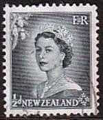 New Zealand 1953 Queen Elizabeth SG 723 Fine Used
