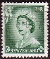 New Zealand 1953 Queen Elizabeth SG 726 Fine Used