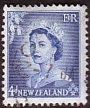 New Zealand 1953 Queen Elizabeth SG 728 Fine Used