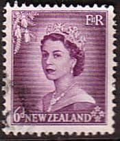 New Zealand 1953 Queen Elizabeth SG 729 Fine Used