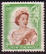 New Zealand 1953 Queen Elizabeth SG 731 Fine Used