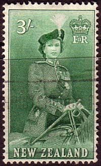 New Zealand 1953 Queen Elizabeth SG 734 Fine Used