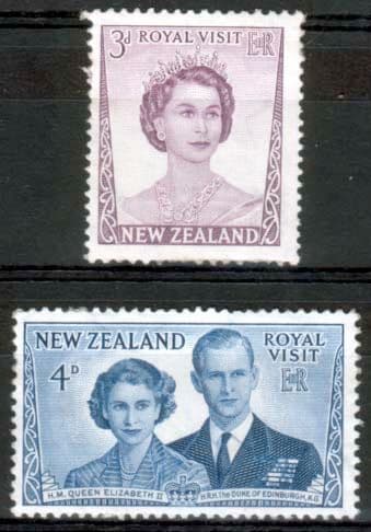 New Zealand 1953 Royal Visit Set Fine Mint