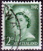 New Zealand 1955 Queen Elizabeth SG 747 Fine Used