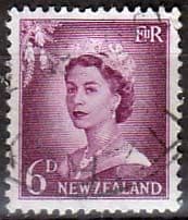 New Zealand 1955 Queen Elizabeth SG 750 Fine Used