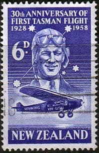 New Zealand 1958 Tasman Air SG 766 Fine Used