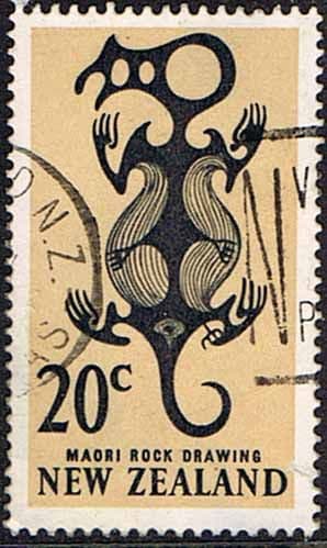 New Zealand 1967 SG 857 Taniwha Fine Used