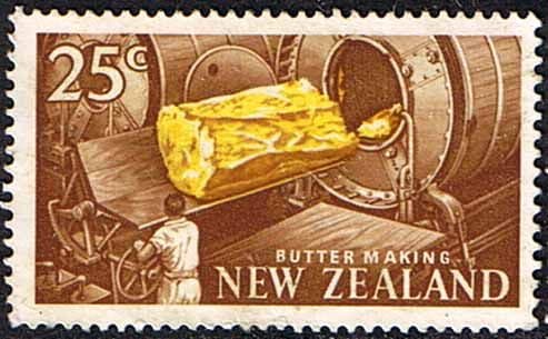 New Zealand 1967 SG 858 Butter Making Fine Mint