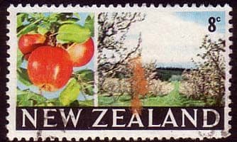 New Zealand 1967 SG 872 Apples and Orchard Fine Used