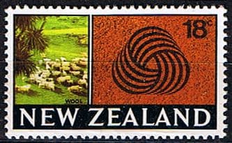 New Zealand 1967 SG 875 Sheep and the Wool Mark Fine Mint