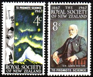 New Zealand 1967 SG 881/2 Royal Society Set Fine Mint