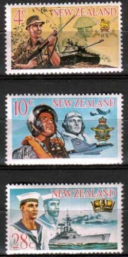 New Zealand 1968 Armed Forces Set Fine Mint