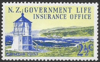 New Zealand 1969 Lighthouse SG L 57 Fine Mint