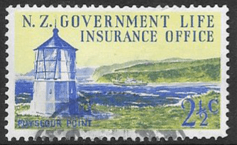 New Zealand 1969 Lighthouse SG L 57 Fine Used