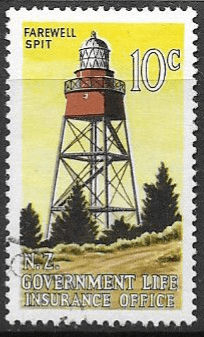 New Zealand 1969 Lighthouse SG L 61 Fine Used
