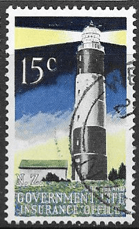 New Zealand 1969 Lighthouse SG L 62 Fine Used