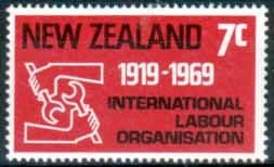 New Zealand 1969 SG 893 Labour Fine Mint