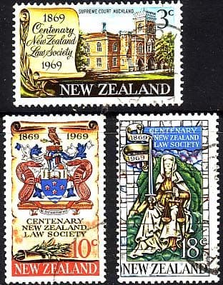New Zealand 1969 SG 894/6 Law Society Set Fine Used