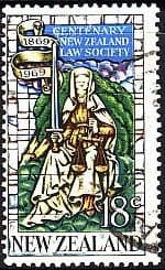 New Zealand 1969 SG 896 Law Society Fine Used