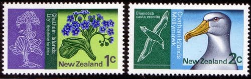 New Zealand 1970 Chatham Island Set Fine Mint