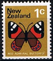 New Zealand 1970 SG 915 Butterfly Fine Mint