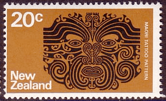 New Zealand 1970 SG 928 Maori Tattoo Fine Mint