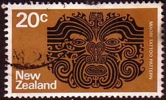 New Zealand 1970 SG 928 Maori Tattoo Fine Used