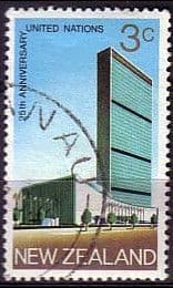 New Zealand 1970 SG 938 25th Anniv of United Nations Fine Used