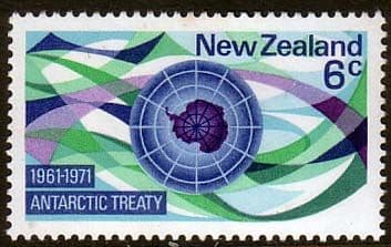 New Zealand 1971 Antarctic Treaty SG 955 Fine Mint