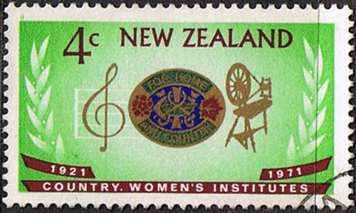 New Zealand 1971 Country Women's Institutes and Rotary International SG 848 Fine Used