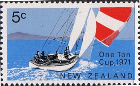New Zealand 1971 One Ton Yacht Race SG 950 Fine Mint