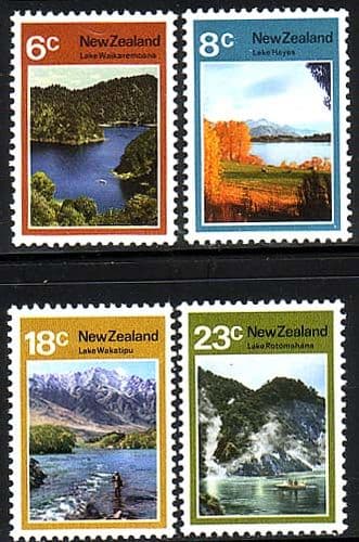 New Zealand 1972 SG 993 6 Lake Scenes Set Fine Mint