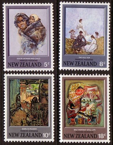 New Zealand 1973 Frances Hodgkins Paintings Set Fine Mint
