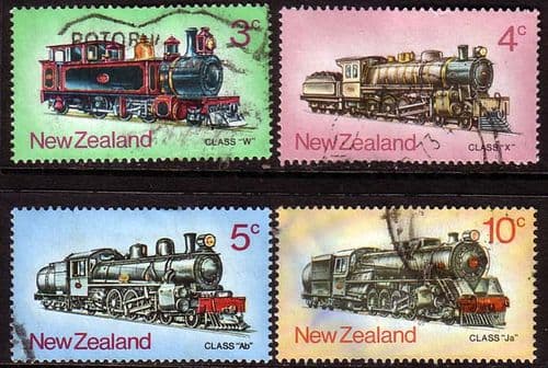 New Zealand 1973 SG1003 6 Steam Locomotives Set Fine Used