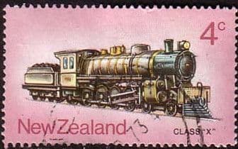 New Zealand 1973 SG1004 Steam Locomotives Fine Used
