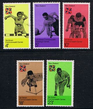 New Zealand 1974 Tenth British Commonwealth Games Set Fine Mint
