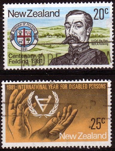 New Zealand 1981 Commemorations Set Fine Used