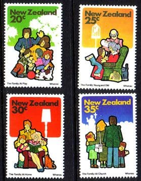 New Zealand 1981 Family Life Set Fine Mint
