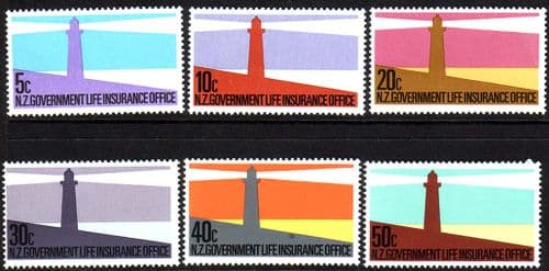 New Zealand 1981 Lighthouse Set Fine Mint
