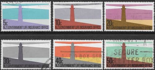 New Zealand 1981 Lighthouse Set Fine Used