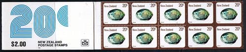 New Zealand 1981 SB 35 Shells Booklet Fine Mint