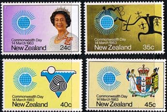 New Zealand 1983 Commonwealth Day Set Fine Mint
